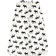 Hudson Baby Unisex Baby Plush Sleeping Bag, Sack, Blanket, Sleeveless Moose, 0-6 Months