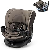 Maxi-COSI Andi 360 Rotating All-in-One Baby Convertible Car Seat, Rear Facing, Forward Facing Infant Toddler Booster, Easy Rotation, Tension System, Harness Adjust, Truffle