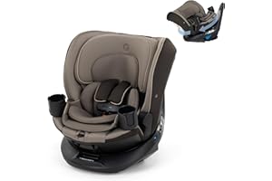 Maxi-COSI Andi 360 Rotating All-in-One Baby Convertible Car Seat, Rear Facing, Forward Facing Infant Toddler Booster, Easy Rotation, Tension System, Harness Adjust, Truffle