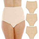 Wearever Women's Cotton Comfort Incontinence Panties for Bladder Control with Regular Absorbency - Reusable & Washable Leak Proof Underwear 150 ml (Pack of 3) (Beige) (L) (Fits Hip Sizes: 41-42")