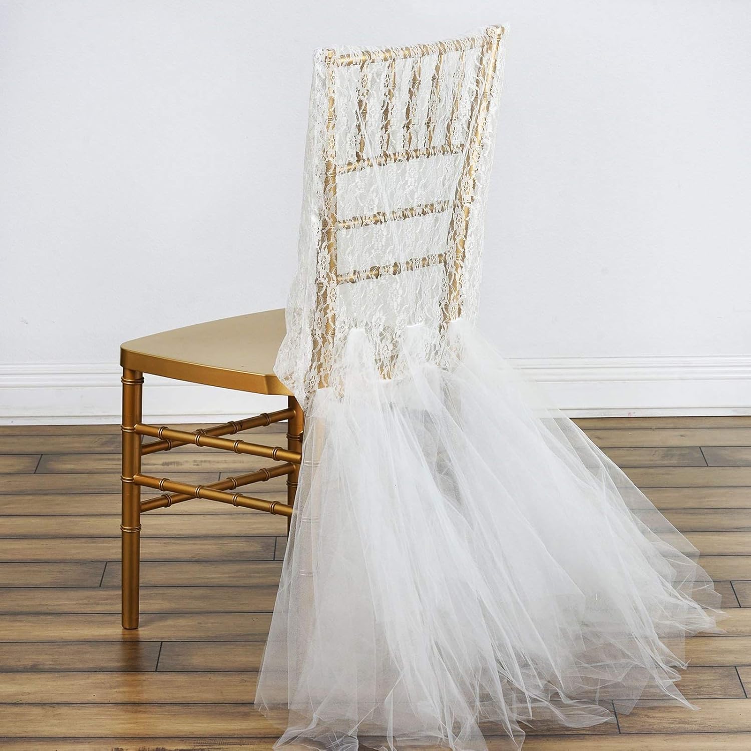 Best ivory chair covers for bride