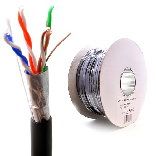 kenable External CAT5e Outdoor Use COPPER Network Cable Reel