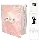 Pregnancy Journal for Women - Gender Neutral Baby Book Keepsake with Organized Tabs, Notes Section, Photo Pocket, & Detailed Prompts, Pregnancy Scrapbook