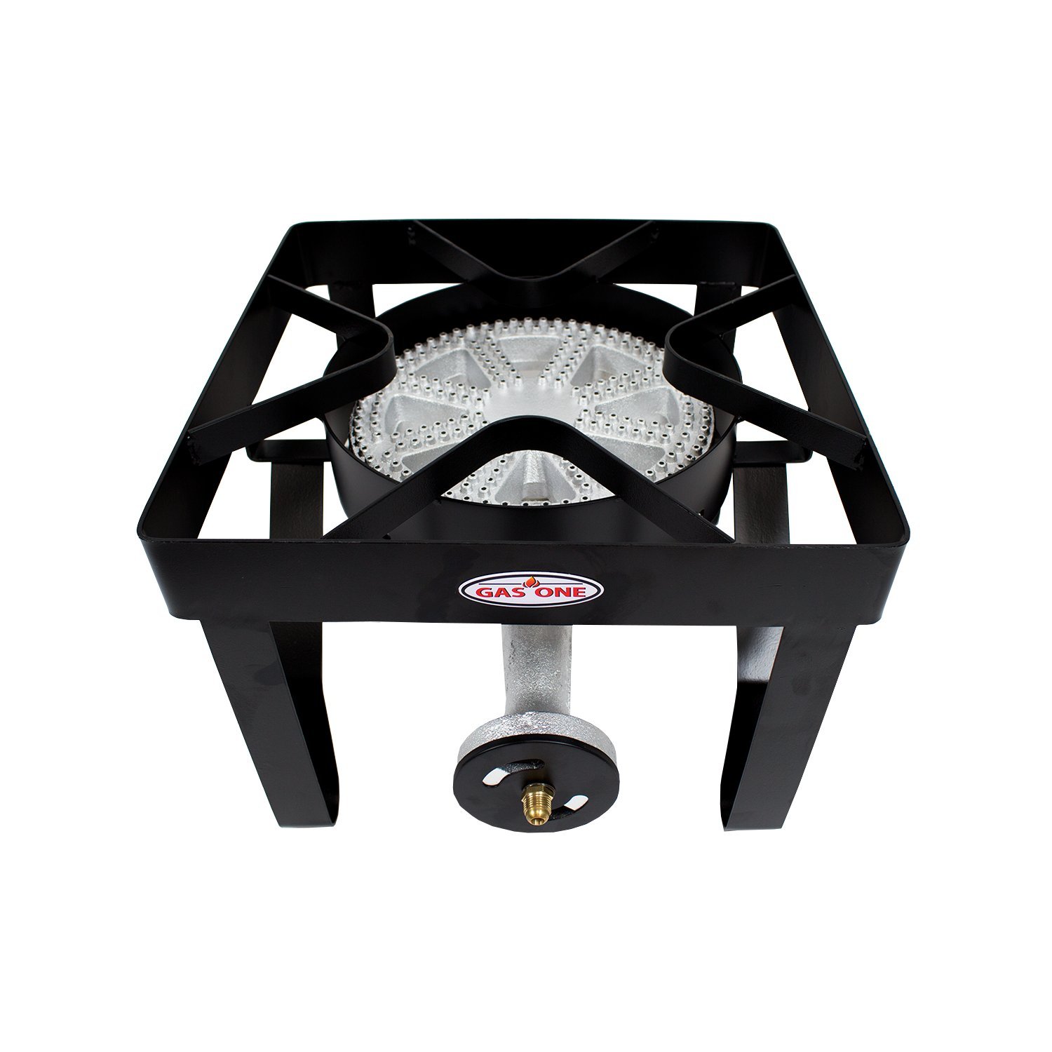 GAS ONE 200,000 BTU Square Heavy Duty Single Burner Outdoor Stove Propane Gas eBay