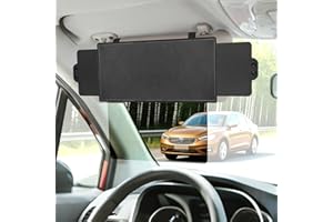 AUTIORA Sun Visor Extender for Car, Visor Extender Sun Blocker, Sun Visor Extension with Anti-Glare Lens Blocks UV & Sunlight, Adjustable Car Sun Visor for Safe Driving (1 Pack)