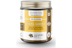 VADIK HERBS Tikta Ghrita Bitter Ghee (Herbal medicated ghee) ~ Premium potency herb in a natural, fresh ghee base ~ Made in the USA every week