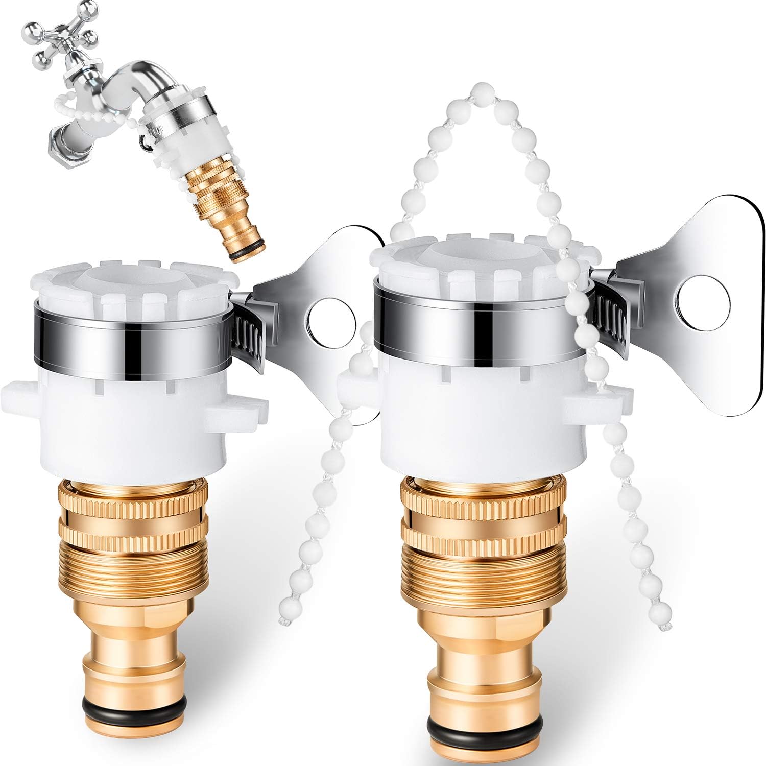 tubi flessibili da giardino con connettori in ottone