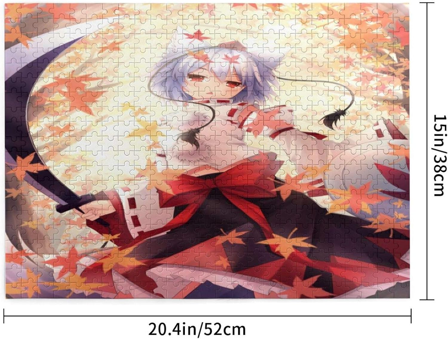 Amazon Yongenee 500ピース 東方project 犬走椛 グッズ ジグソーパズル 木製 38cmx52cm シューズ バッグ