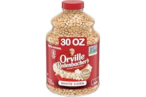 Orville Redenbacher's Popcorn Kernels, White Corn, 4g Fiber Per Serving, Movie Night Supplies, 30 oz.