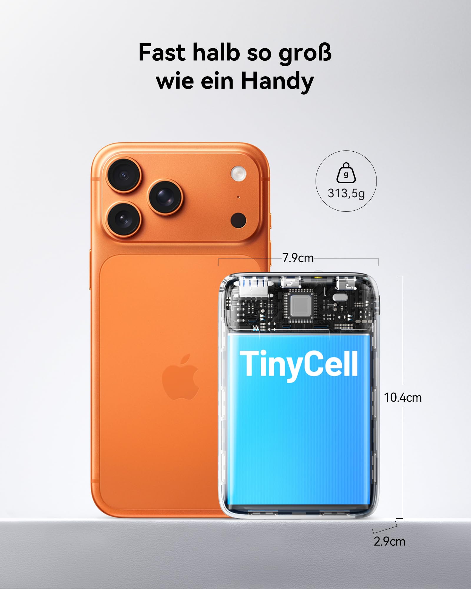 INIU Power Bank, Ultra Klein 20000mAh 22.5W Schnellladefunktion Power Bank iPhone, Mini Externe Handyakkus, Flugtauglich, Reise-Essential, Klein Aber Stark für iPhone 17 16 Pro, Samsung S25, iPad etc 6