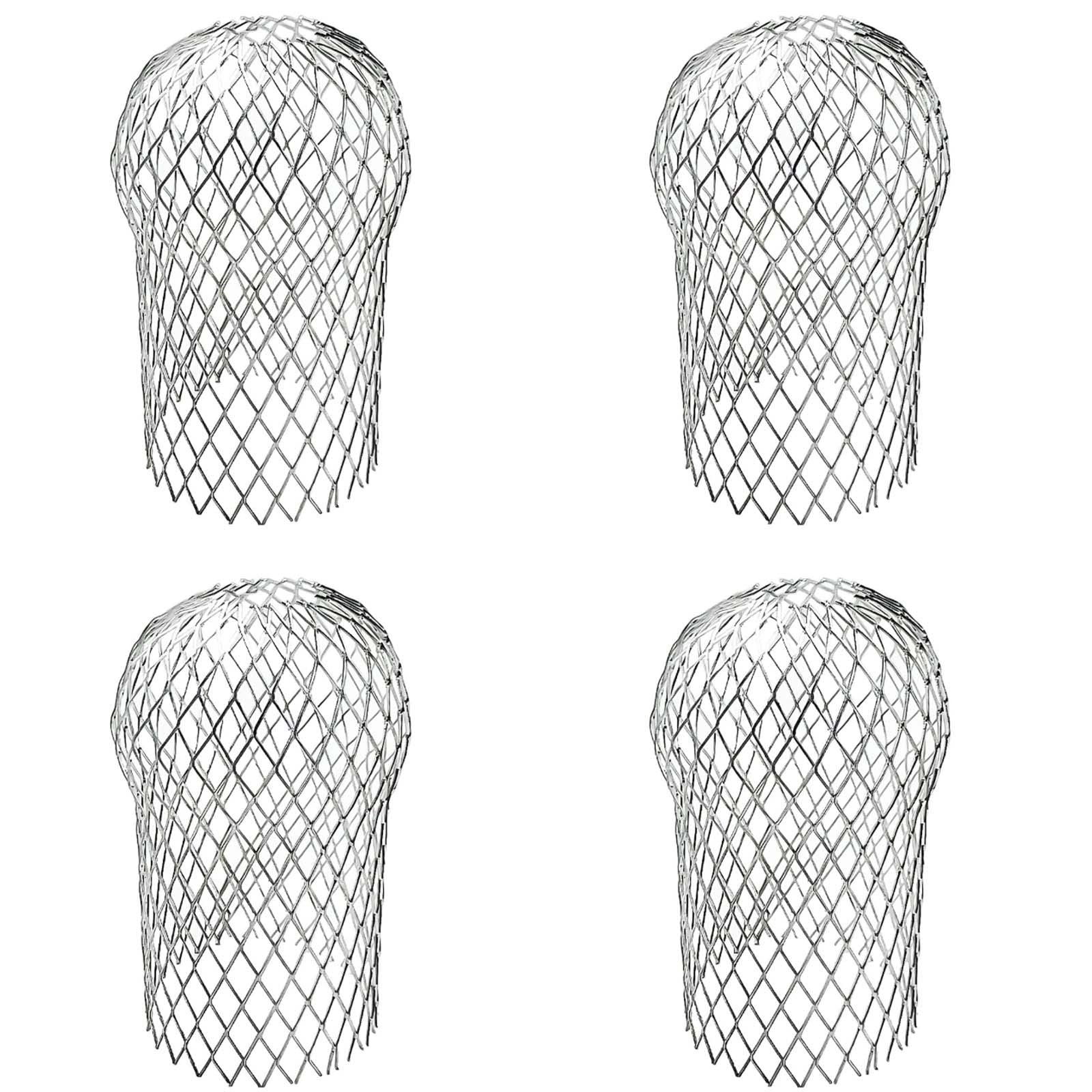Sankoly 4 Pack Downspouts Gutter Guard Aluminum