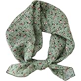 Pemilosci Cotton-Blend Bandana, Head Scarf, Headband, Head wrap, Hair Neck Scarf for Women 22 x 22 inch
