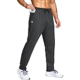 G Gradual Men's Fleece Lined Pants with Zipper Pocket Winter Warm Athletic Joggers Sweatpants for Men Workout Running Gym
