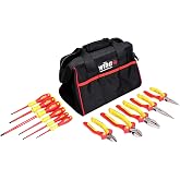 Wiha 32977 11 Piece Master Electrician's Insulated Tool Set In Canvas Tool Bag.