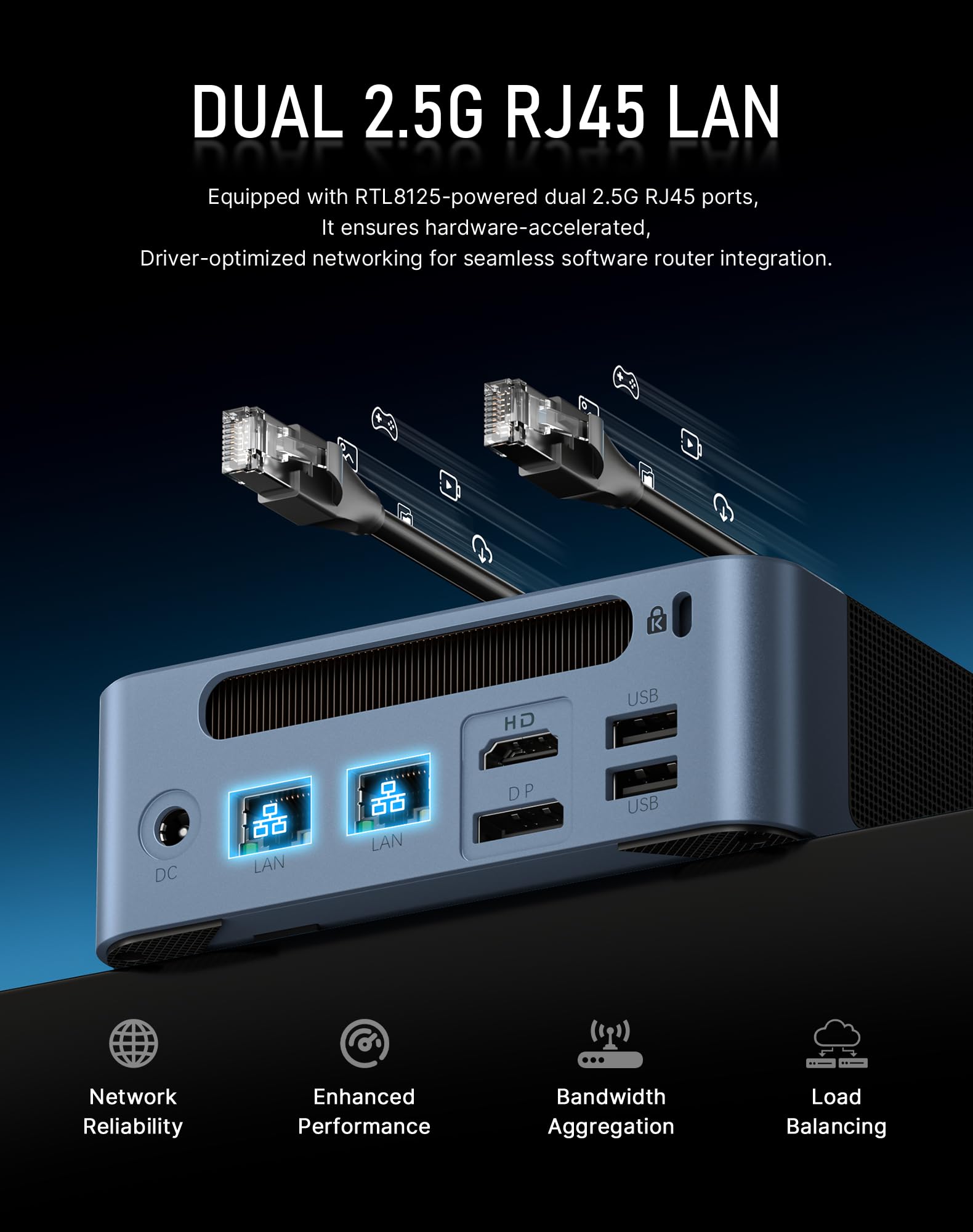 BOSGAME E5 Ryzen 3 5300U Mini Pc, Windows 11 Pro, 4 Cores, 8 Threads, Up to 3.8GHz, 8 GB DDR4 RAM, NVMe PCIE3.0 256 GB SSD,4K@60Hz Triple Display, HDMI2.0,USB-C 6