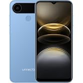 Unnecto Eco One, Unlocked Android Phone, 2026, US Warranty, 64GB, Blue | Dual SIM, Smartphone, Android 16, 4000mAh, 6.52" HD+ Display, 1.8GHz Octa Core, 14GB RAM, 50MP Camera, Fingerprint, with Case
