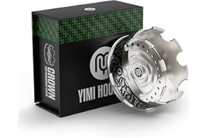 MY YIMI HOOKAH Yimi Hookah 304 Stainless Steel Coal Holder | Premium Hookah Heat Management System (Silver)