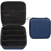 Bukere Travel Sunglasses Organizer Case Adjustable Slot For Multiple Eyeglasses Hard-shell Portable Storage Box for Men Women