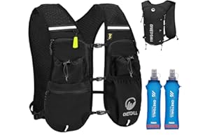 Running Vest for Women & Men, Lightweight Hydration Backpack 6L for Trail Running, Marathon, Hiking, Cycling, Jogging