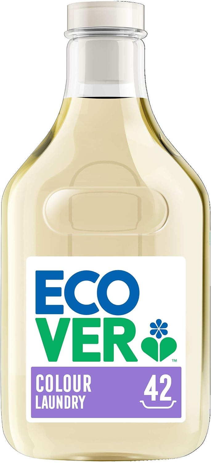 Ecover Laundry Liquid Concentrated Colour 42 Washes (1.5 L), 1.5 l (Pack of 1)