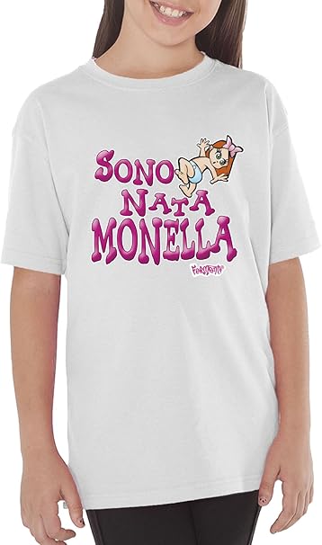 Fermento Italia T Shirt Bambino Divertente Sono Nata Monella Maglietta Umoristica 100 Cotone Jhk Amazon It Abbigliamento