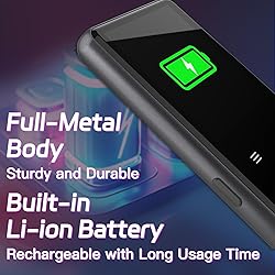 128GB MP3 Player with Bluetooth 5.2, Portable Music