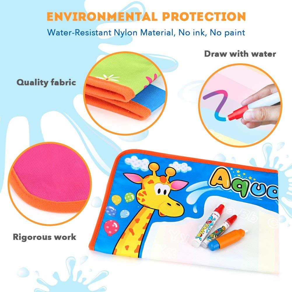 Toyk AquaDoodle Drawing Mat Kids Painting Writing Doodle Board Toy