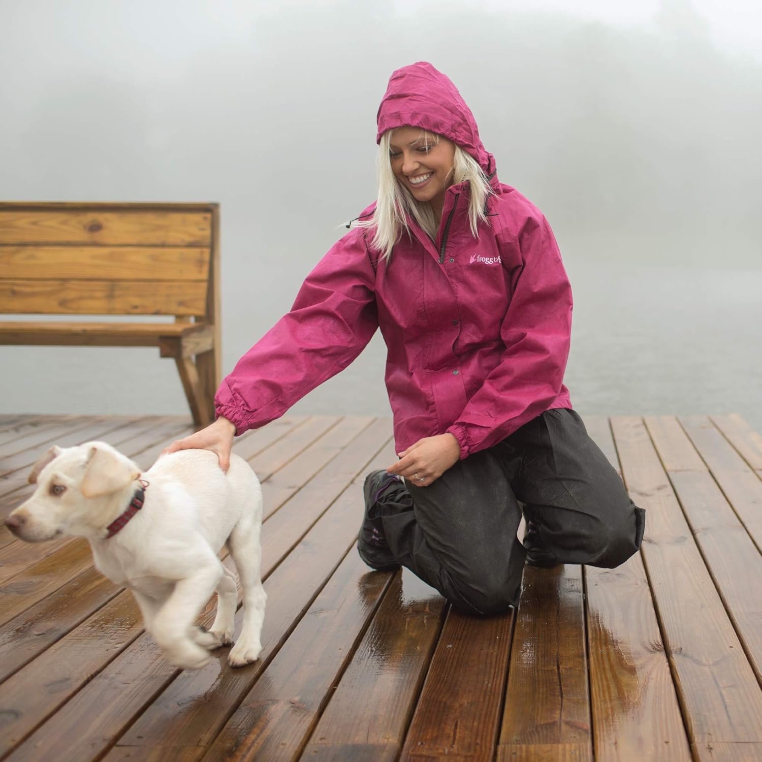 FROGG TOGGS Women's Classic All-Purpose Waterproof Breathable Rain Suit: Clothing