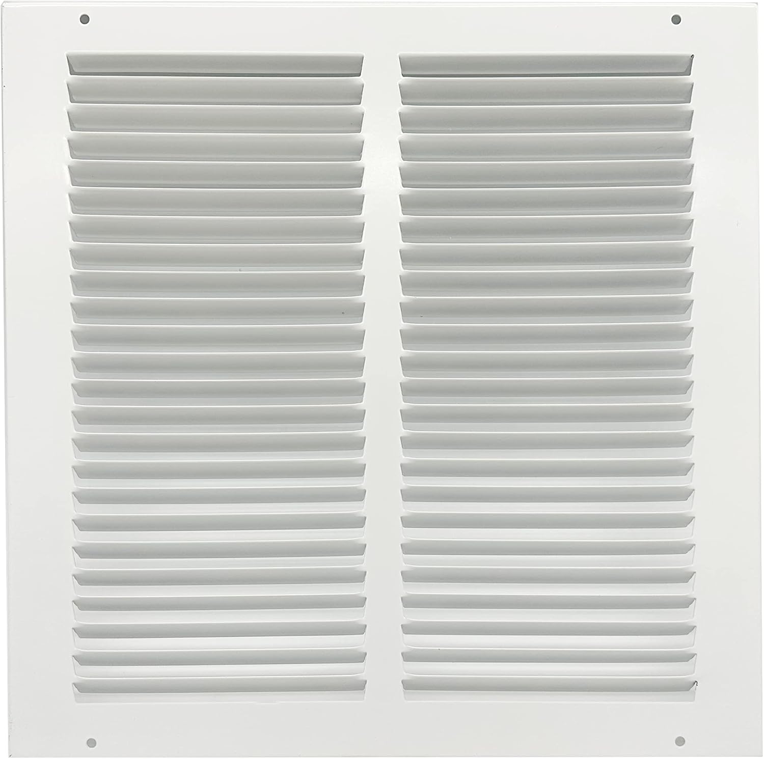 Registers, Grilles & Vents - Rocky Mountain Goods Air Return Grille for 12”x12” Duct Opening - Heavy Duty Steel - Includes Screws - Louvered Design - Paintable Vent Cover Matte White - Consistent air Flow (12