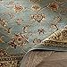 Ottomanson Collection Royal Rug Abstract, 7 ft 10 in x 9 ft 10 in, Seafoam