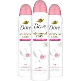 Dove Advanced Care Antiperspirant Spray Beauty Finish 3PK 3.8 oz | Advanced Care To help skin barrier repair after shaving by boosting skin's ceramide levels 72-hour for Soft Underarms
