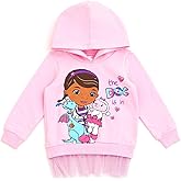 Disney Junior Lion King Doc McStuffins Girls Fleece Pullover Hoodie Toddler to Big Kid Sizes (2T - 10-12)