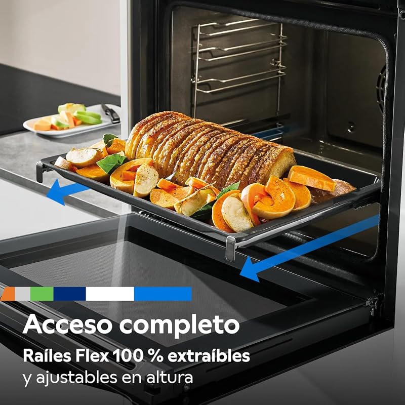 – Forno a vapor, pirólise, fritadeira de ar, preto, 3HD5829N3