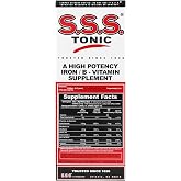 S.S.S. Tonic, Iron and Vitamin B Supplement, High Potency Vitamins, Bottle, 10 Fl Oz - 3 Pack