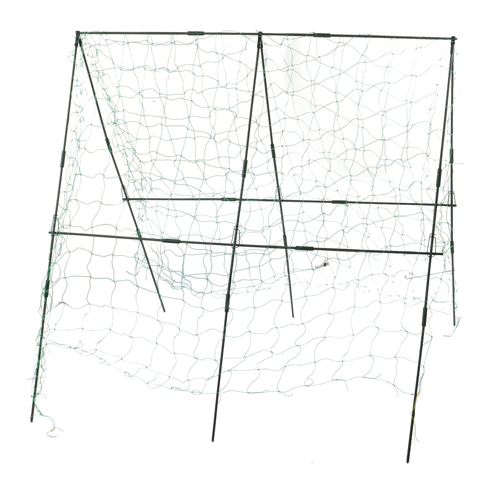 Riuulity Garden Trellis for Climbing Plants Outdoor, A Frame Plant Growing Support, Space Saving A Frame, for Climbing Plant Cucumbers, Peas, Zucchini, Beans and Tomatoes