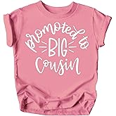 Promoted to Big Cousin T-Shirts for Toddler Girls Fun Family Outfits
