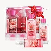 BBlove Japanese Cherry Blossom Spa Christmas Gift Set, Bath and Body Care Collection – 3-Piece Travel Set (Shower Gel, Lotion, Body Mist). Ideal Christmas, Birthday & Mother's Day Gift Travel Kit