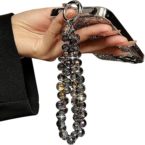 Dragonne De Téléphone Avec Breloque En Pierres Naturelles Et Cristaux - Porte-bonheur Pour Femme - 11