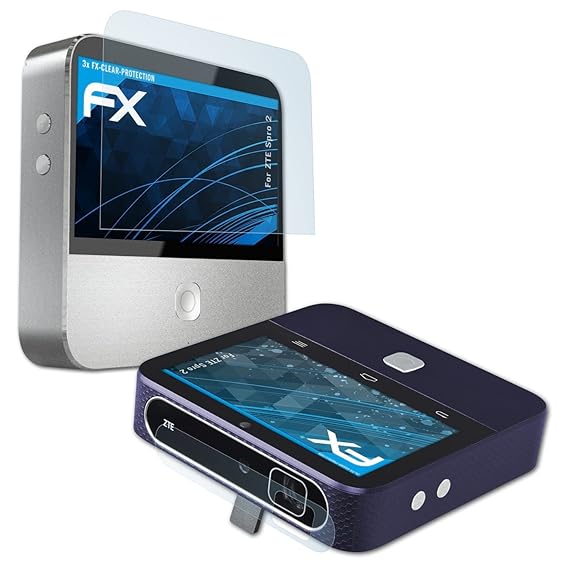 atFoliX Schutzfolie kompatibel mit ZTE Spro 2 Folie, ultraklare FX Displayschutzfolie (3er Set)