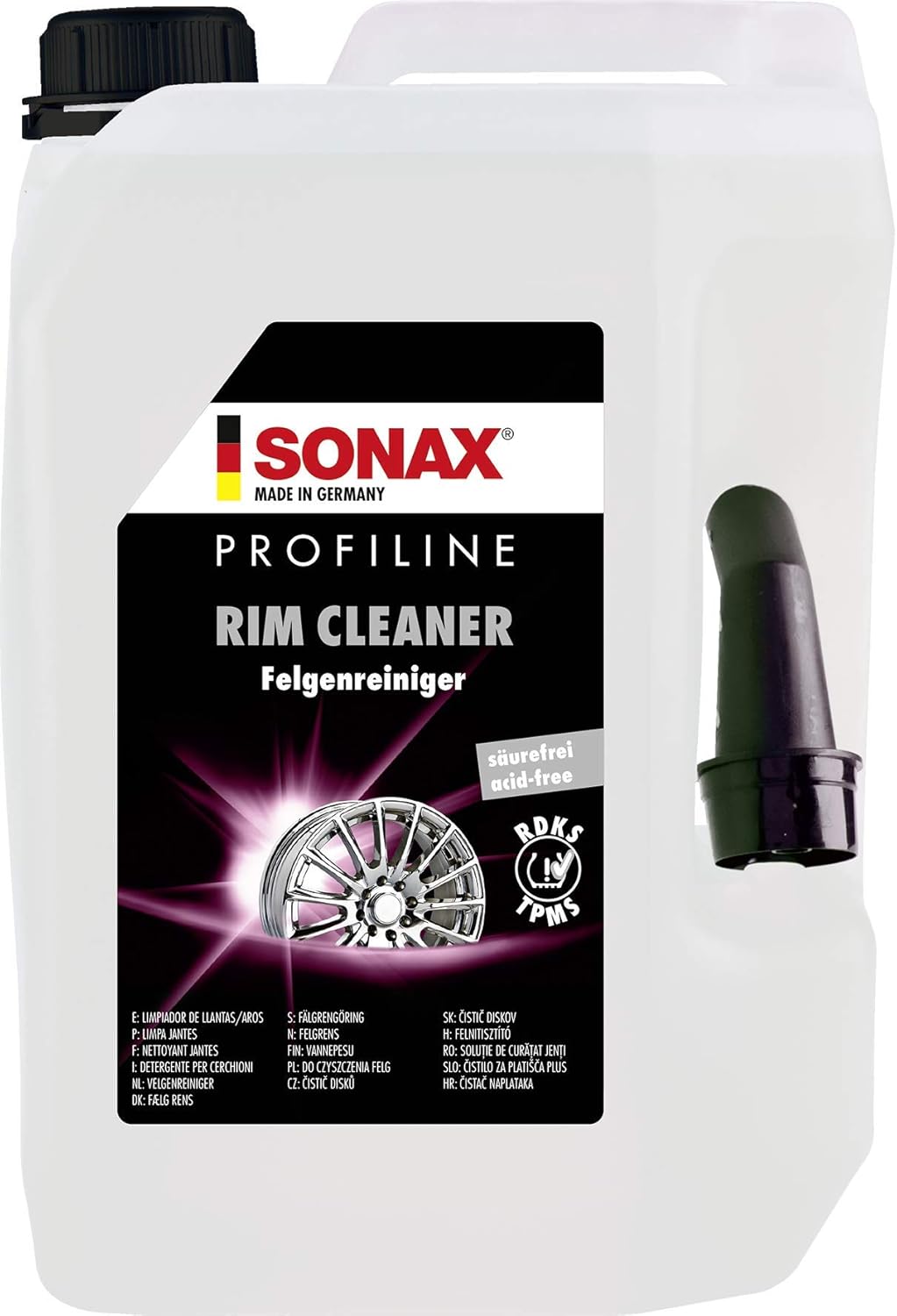 SONAX 02305000 Profoline Wheel Cleaner AcidFree 5 L, 5 litres BigaMart