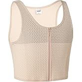 JARAZIN Chest Binder for Women FTM Transgender Zip Up Breast Binder Breathable Cool Fabric Tank Top