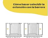 Safety 1st Easy Close Extra Tall Metal Gate Extension 7cm White view 6