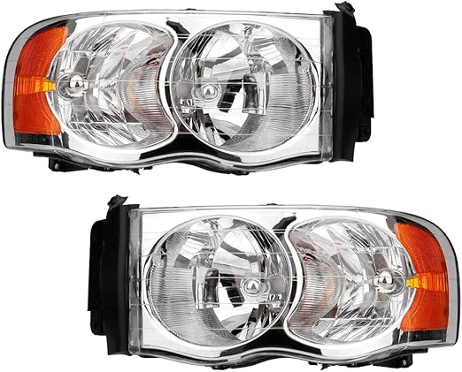 Amazon.com: IRONTEK Headlight Assembly for 2002-2005 Dodge Ram 1500
