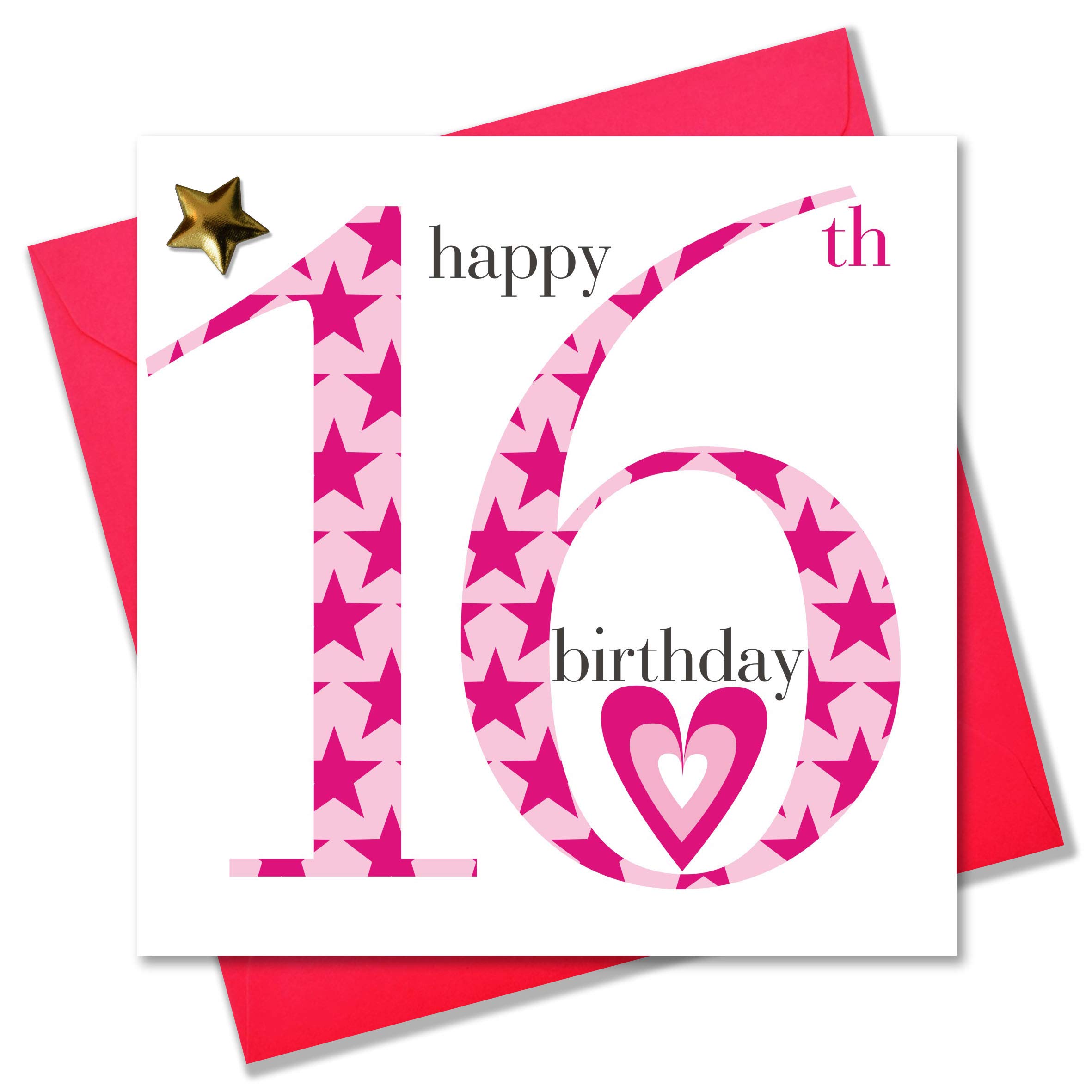 Claire Giles Ages Age 16 Girl Birthday Card