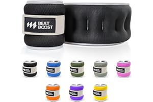 BeatBoost Ankle Wrist Weights for Women Men A Pair of 1 2 3 4 6 8 10 Lbs Arm Leg Weight Set with Adjustable Straps for Walking Pilates Exercise Workout Gym Aerobics