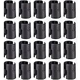 Snnalosses Wire Shelf Clips, Wire Shelving Shelf Lock Clips Replacements for 1" Post Metal Shelving Sleeves System(40 Packs/20 Pairs)