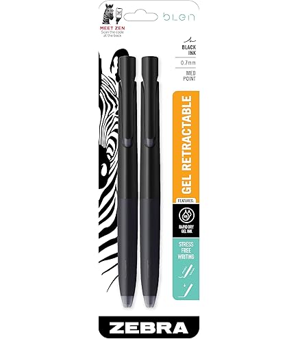 Amazon.com : ZEBRA 3 Color Ballpoint Pen, Blen 3C 0.7mm, White