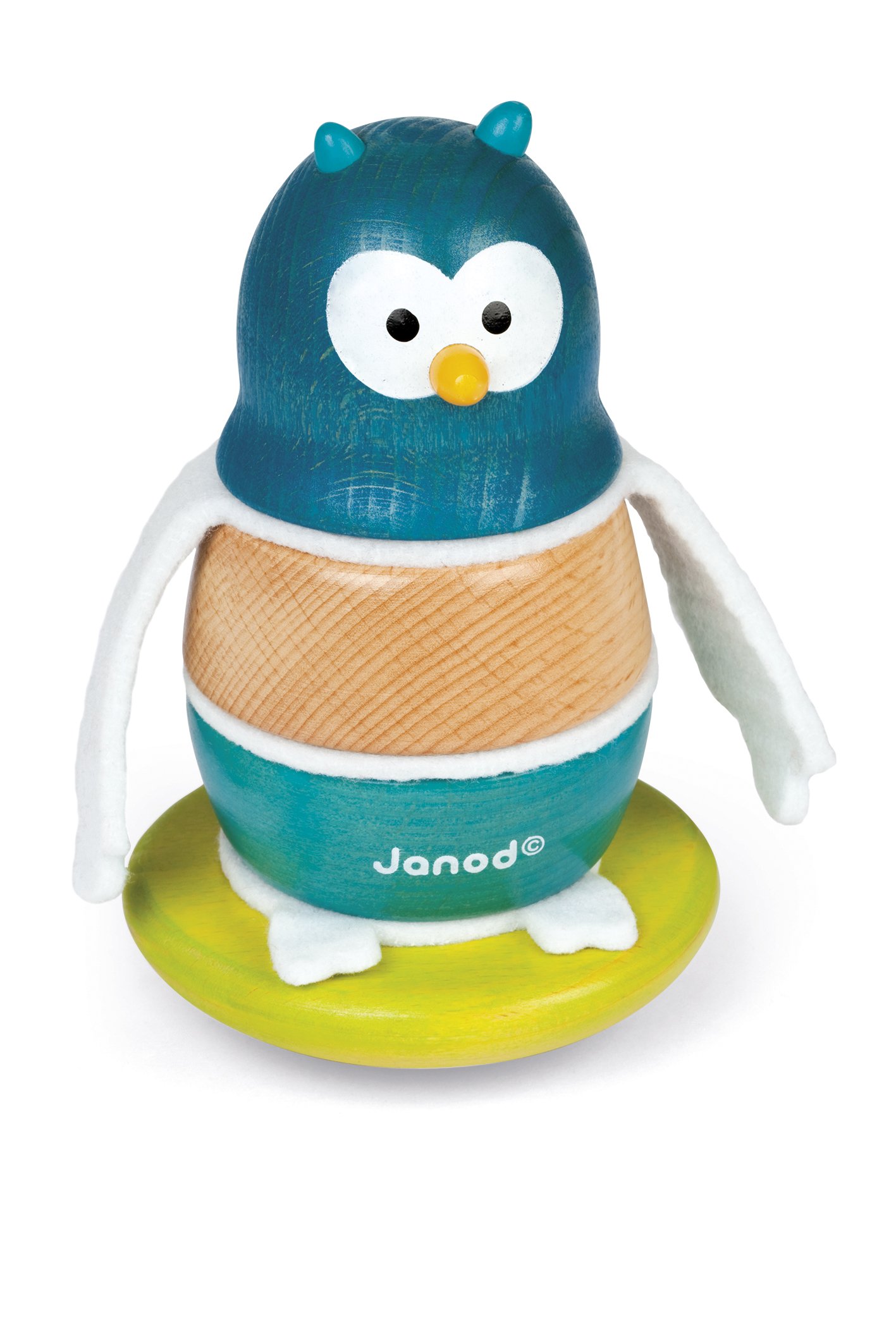 Janod J Wooden Stacking And Rocking Owl Buy Online In Angola At Angola Desertcart Com Productid