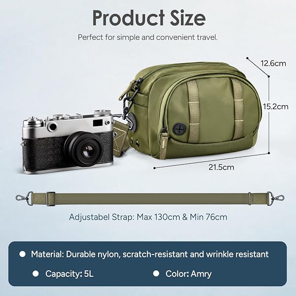 TRAVEL INSPIRA FUNCTIONAL MULTI POCKET CROSSBODY BAG STYLISH SHOULDER BAGS PURSE