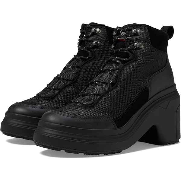 HUNTER長靴WOMENS BLACK サイズUK4 US6 EU37 未使用 Amazon.com | Hunter Womens Discoverer Ankle Lace-Up Heel